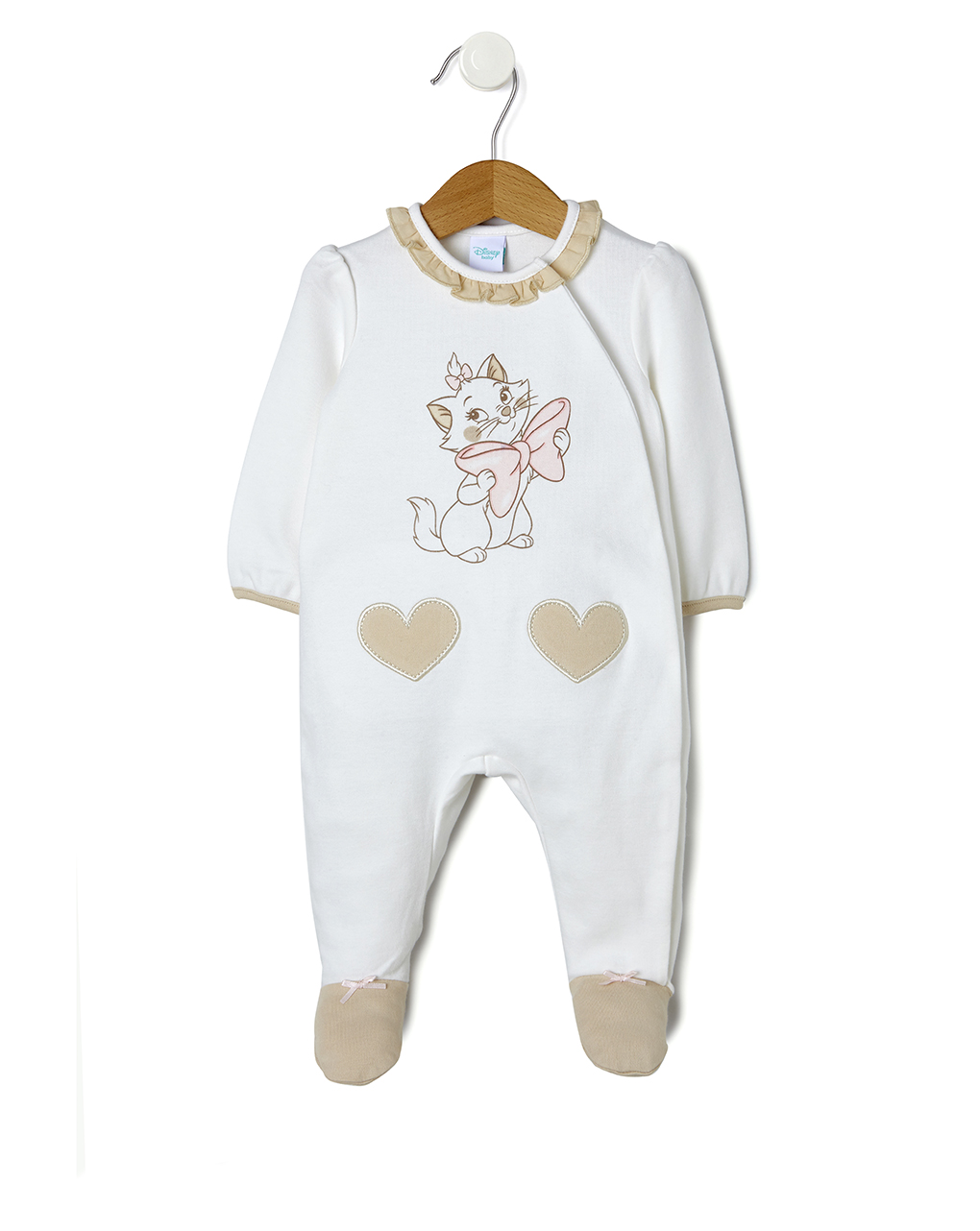 βρεφικό φορμάκι λευκό marie για κορίτσι - Prénatal