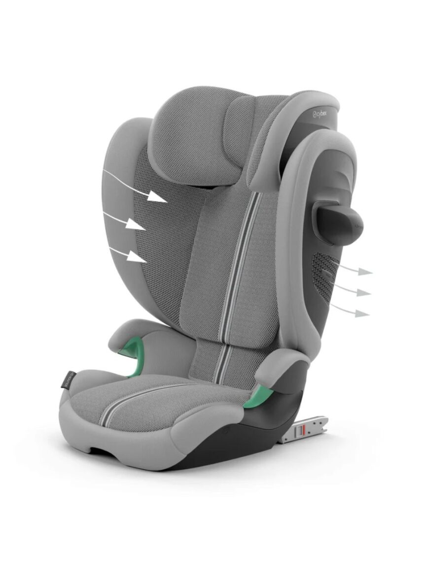 Cybex κάθισμα αυτοκινήτου solution g2 i-fix plus (100-150cm) stone grey - Cybex