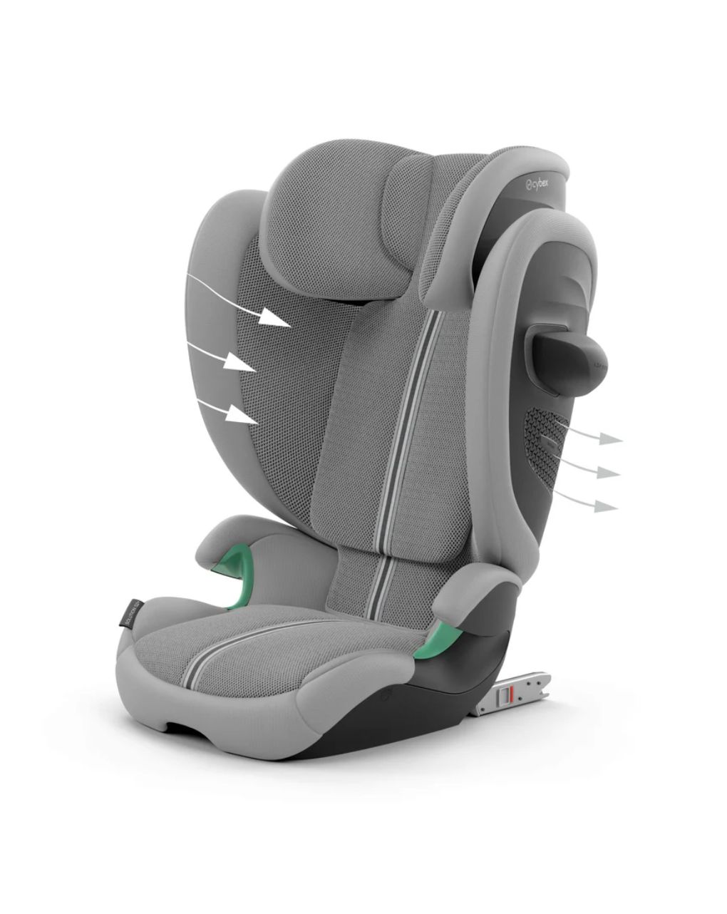 Cybex κάθισμα αυτοκινήτου solution g2 i-fix plus (100-150cm) stone grey - Cybex