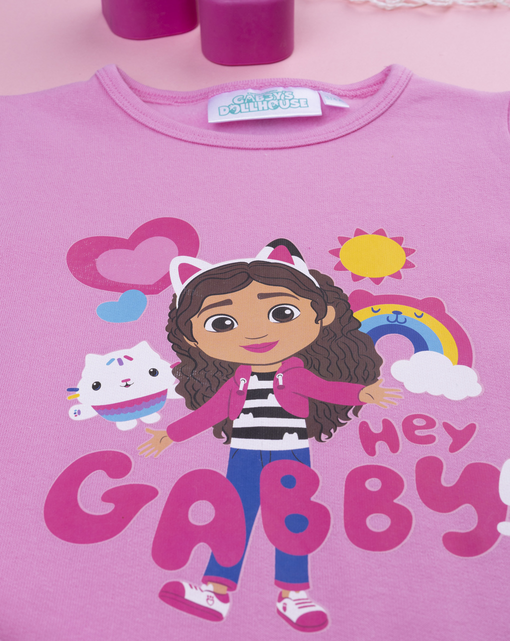 παιδική πιτζάμα φούξια gabby για κορίτσι - Prénatal