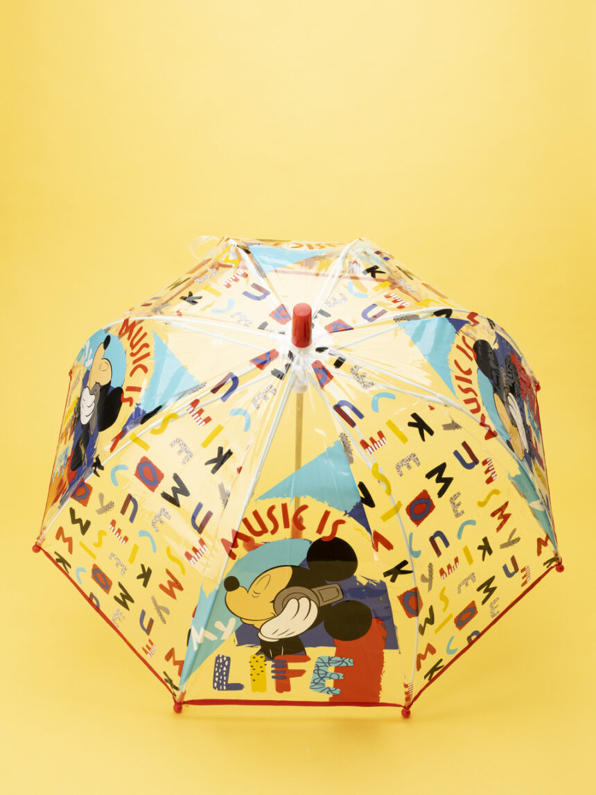 παιδική ομπρέλα διαφανής mickey για αγόρι - Prénatal