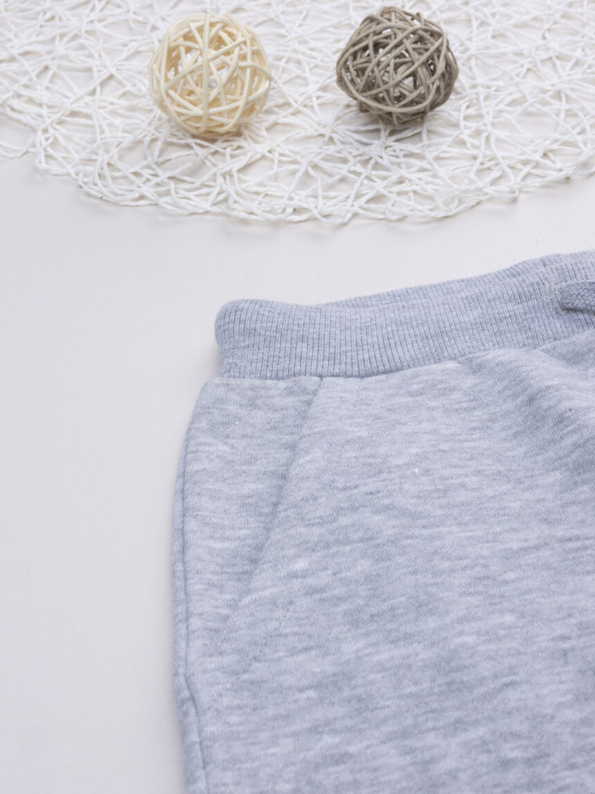 παιδικό παντελόνι φούτερ γκρι dinos για αγόρι - Prénatal