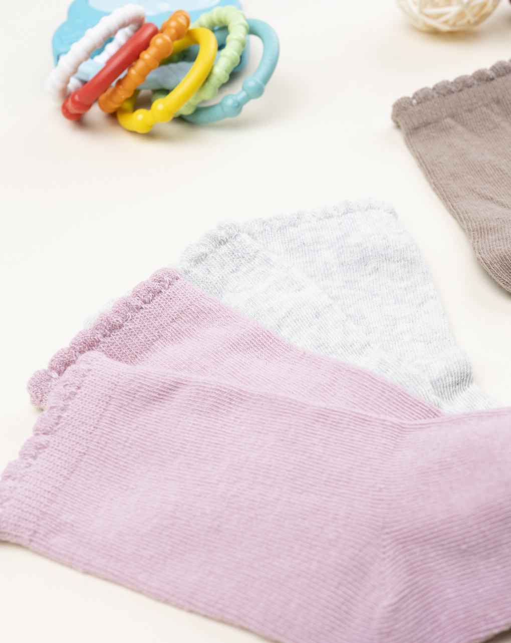 βρεφικά καλτσάκια πακέτο x4 autumn για κορίτσι - Prénatal