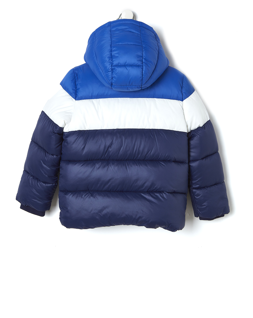 παιδικό μπουφάν puffer ριγέ μπλε για αγόρι - Prénatal