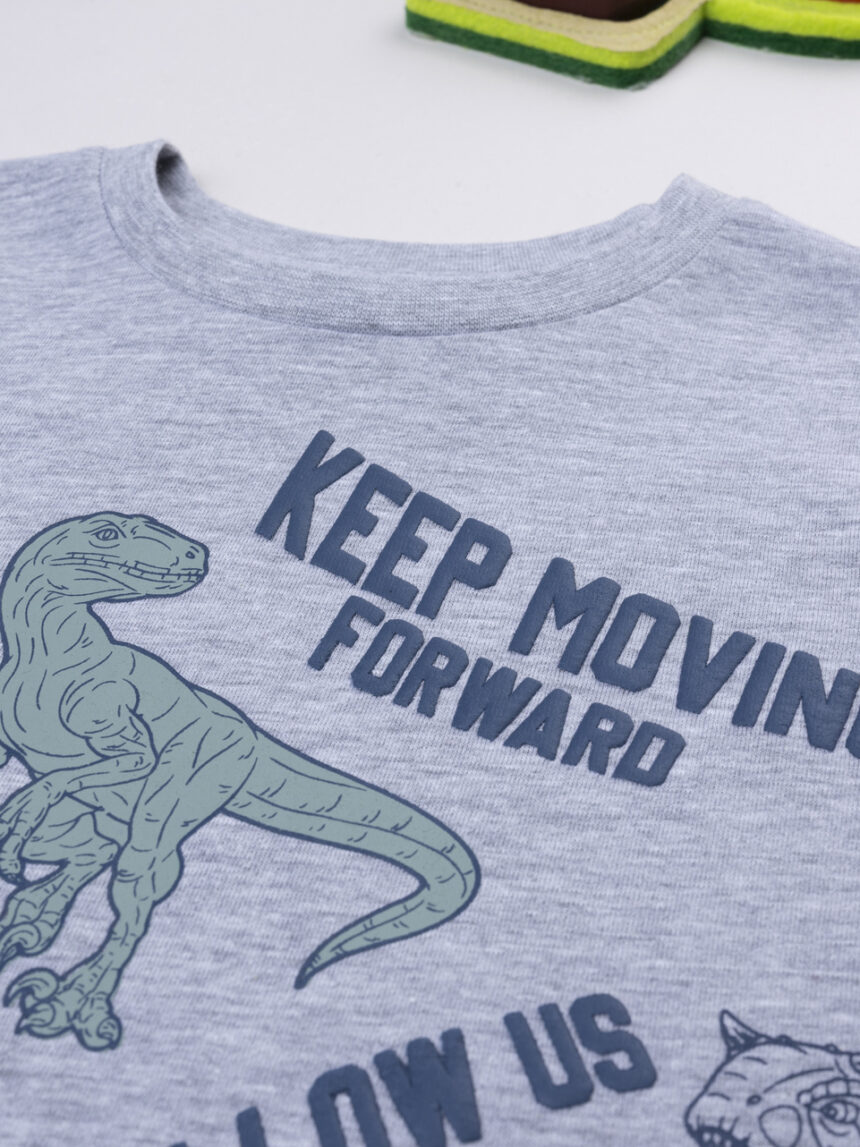 παιδική μπλούζα γκρι dinos για αγόρι - Prénatal