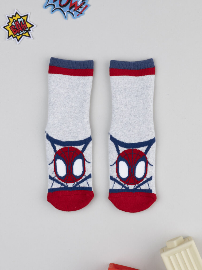 παιδικές αντιολισθητικές κάλτσες spiderman για αγόρι - Prénatal