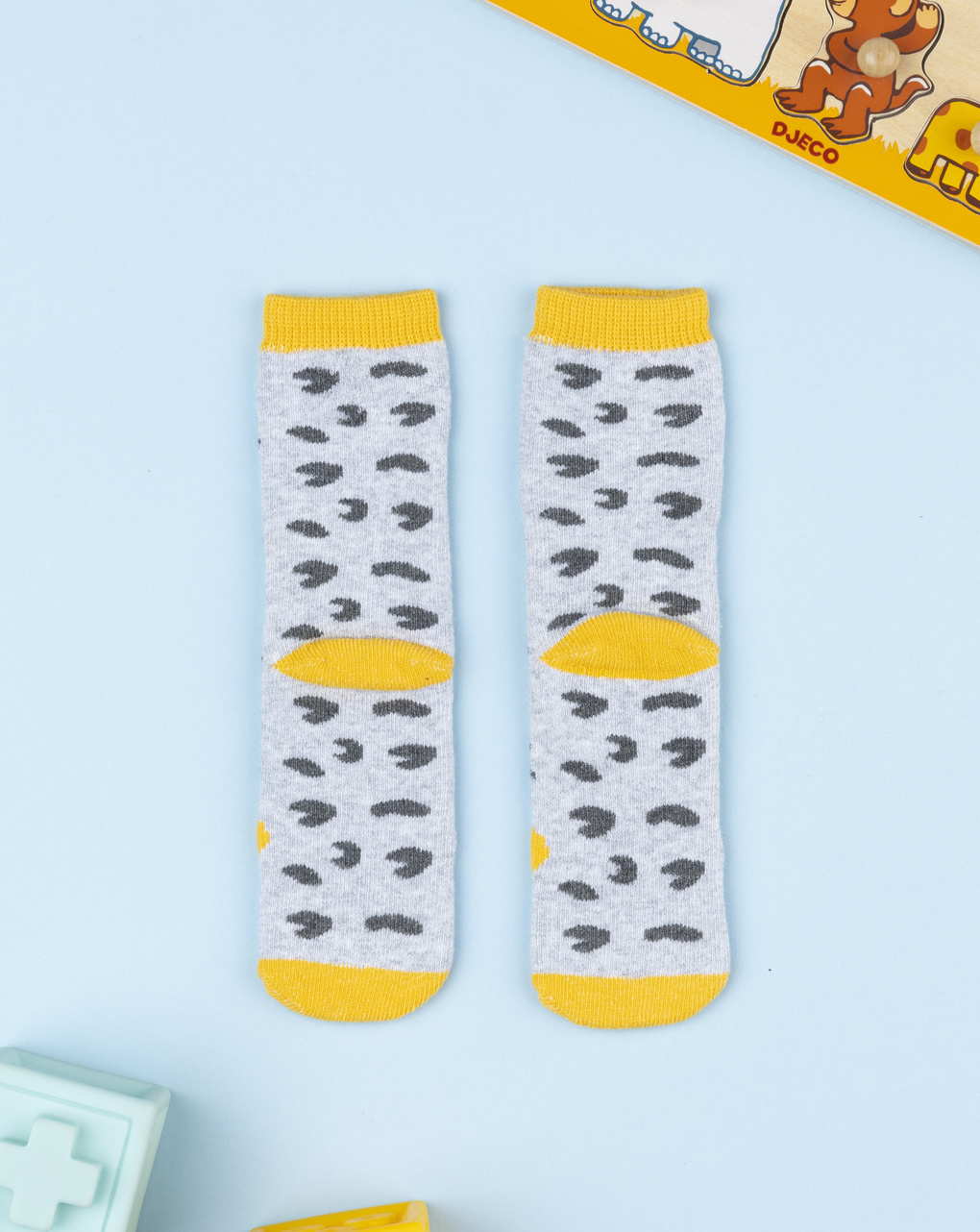 βρεφικές αντιολισθητικές κάλτσες με σκυλάκια για αγόρι - Prénatal