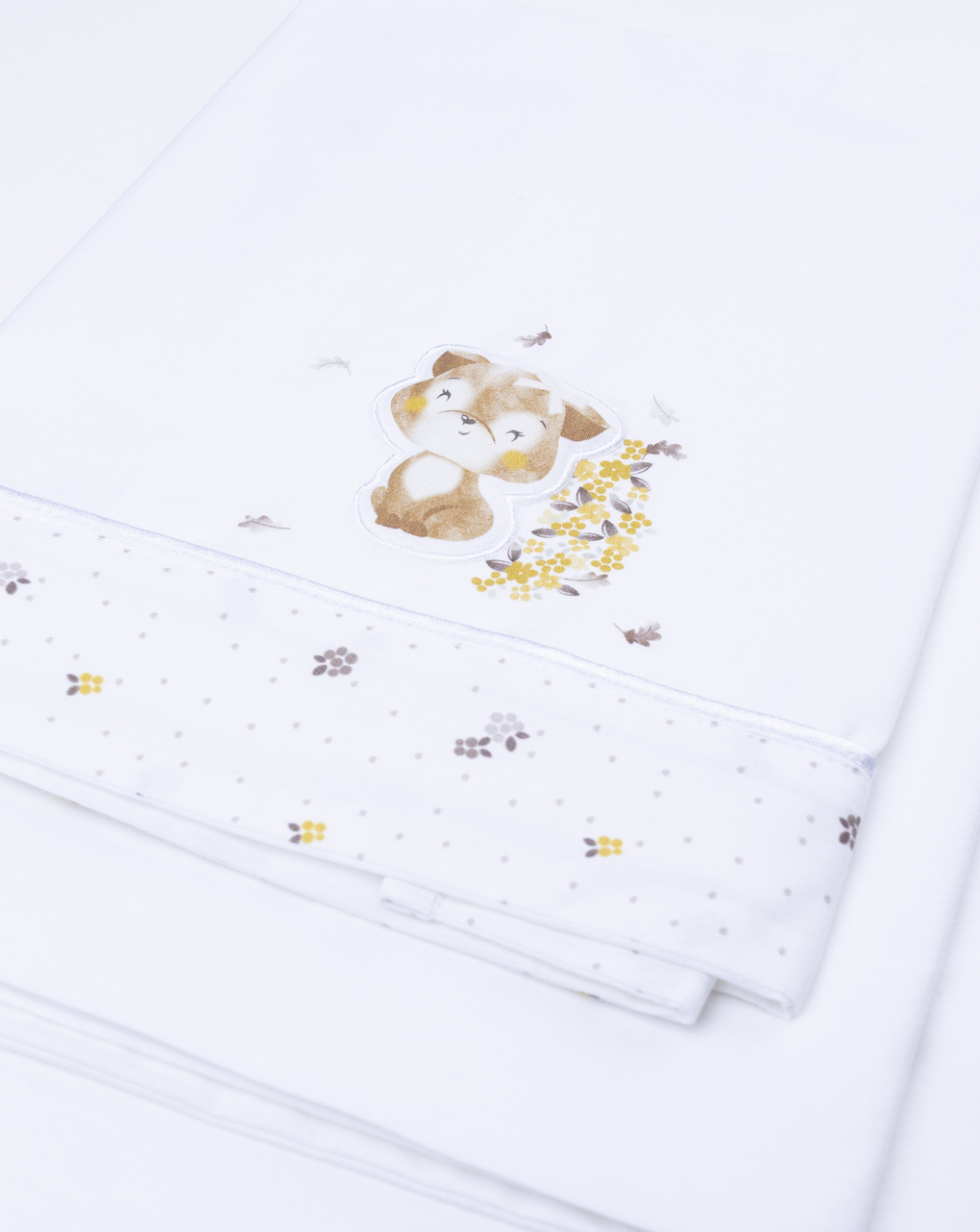 βρεφικό σετ για λίκνο/πορτ-μπεμπέ με αλεπού για κορίτσι - Prénatal