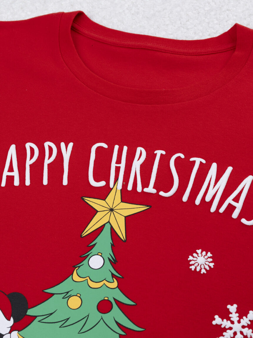 χριστουγεννιάτικη πιτζάμα κόκκινη mickey για τον μπαμπά - Prénatal