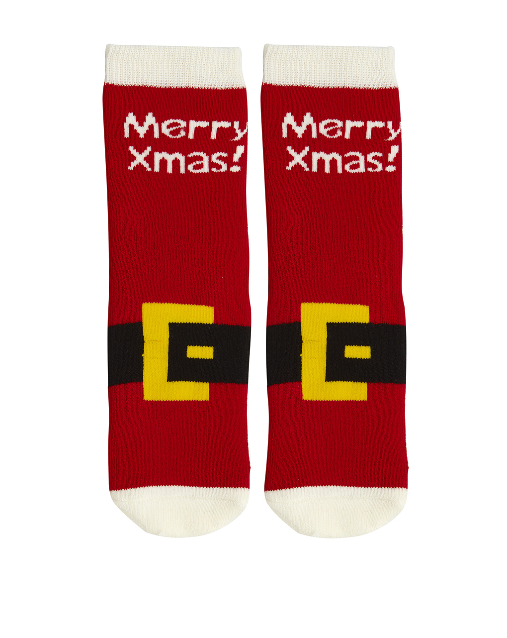 βρεφικές χριστουγεννιάτικες αντιολισθητικές κάλτσες άγιος βασίλης unisex - Prénatal