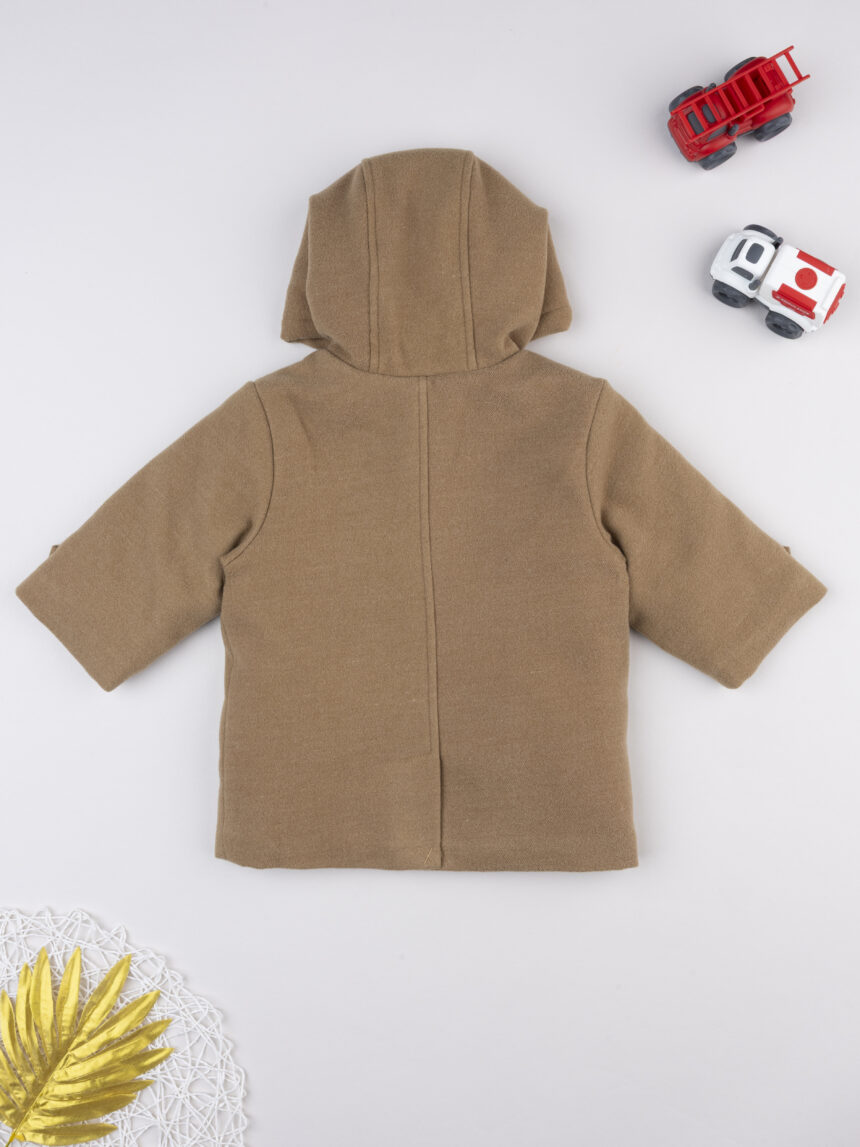 βρεφικό παλτό montgomery καφέ για αγόρι - Prénatal