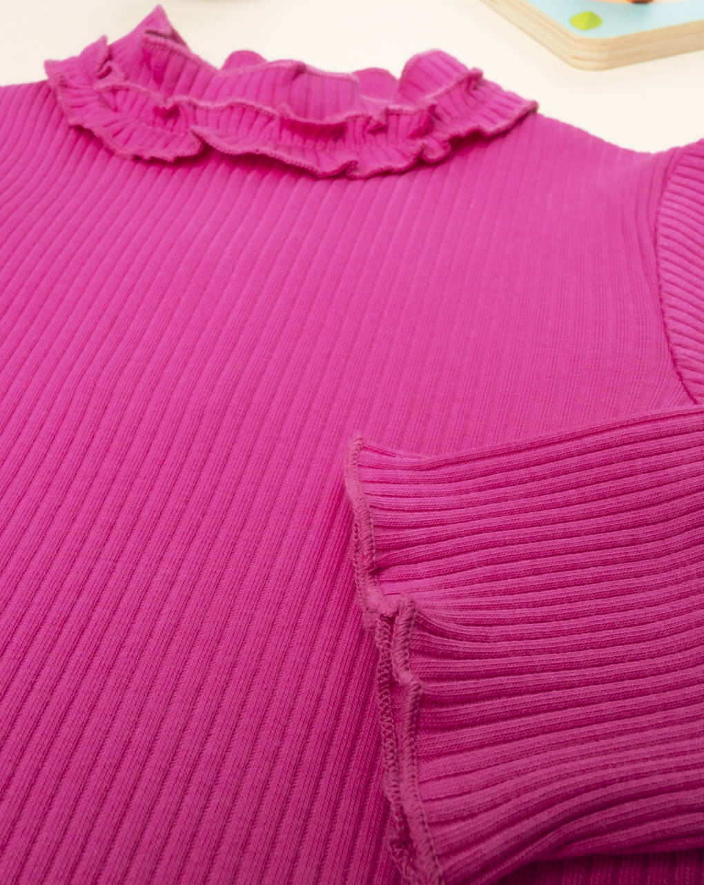 βρεφικό κορμάκι φούξια ριμπ για κορίτσι - Prénatal