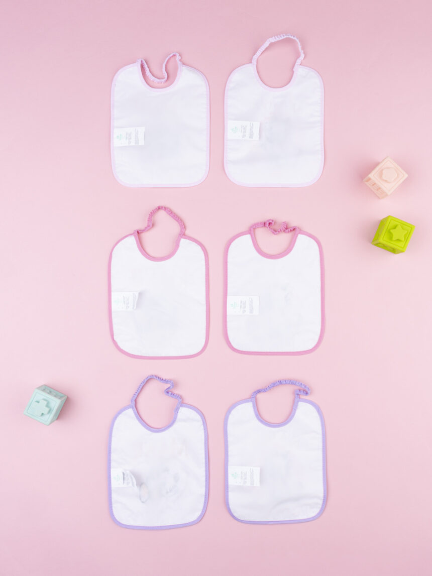 βρεφικές σαλιάρες πακέτο x6 marie για κορίτσι - Prénatal