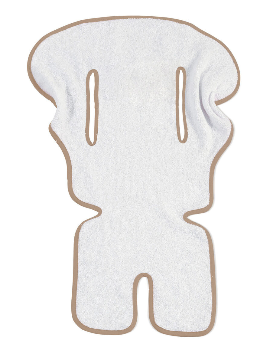 Giordani κάλυμμα πετσετέ για καρεκλάκι φαγητού λευκό/γκρι - Giordani