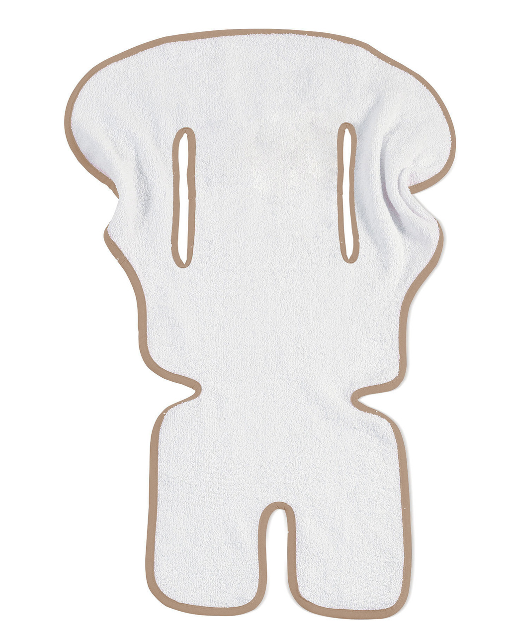 Giordani κάλυμμα πετσετέ για καρεκλάκι φαγητού λευκό/γκρι - Giordani