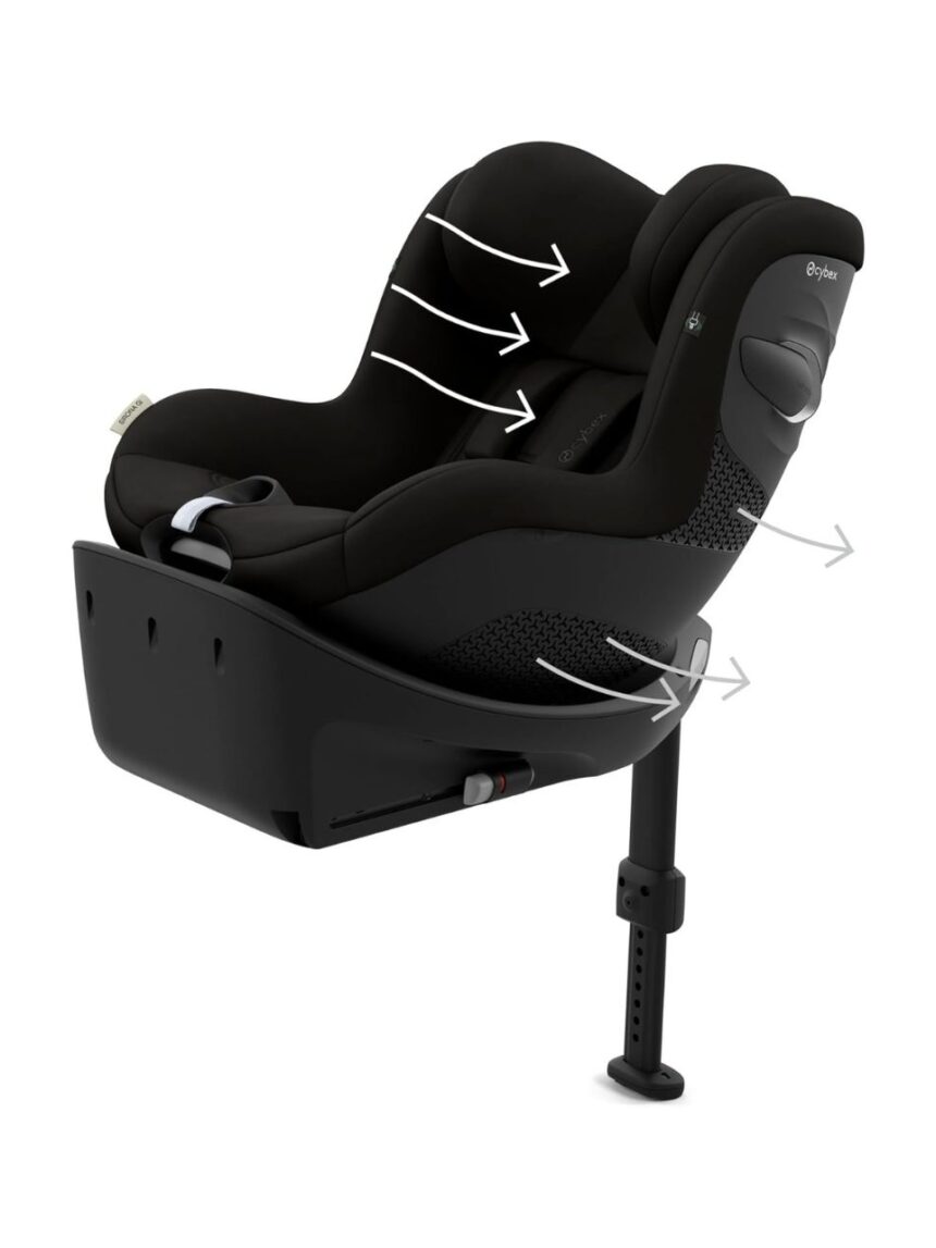 Cybex κάθισμα αυτοκινήτου sirona gi 360° i-size (61-105cm) magic black - Cybex