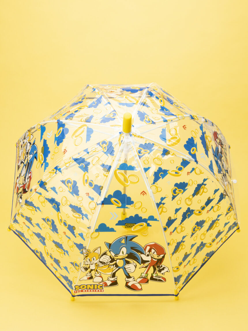 παιδική ομπρέλα διαφανής sonic για αγόρι - Prénatal