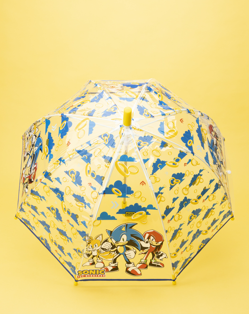 παιδική ομπρέλα διαφανής sonic για αγόρι
