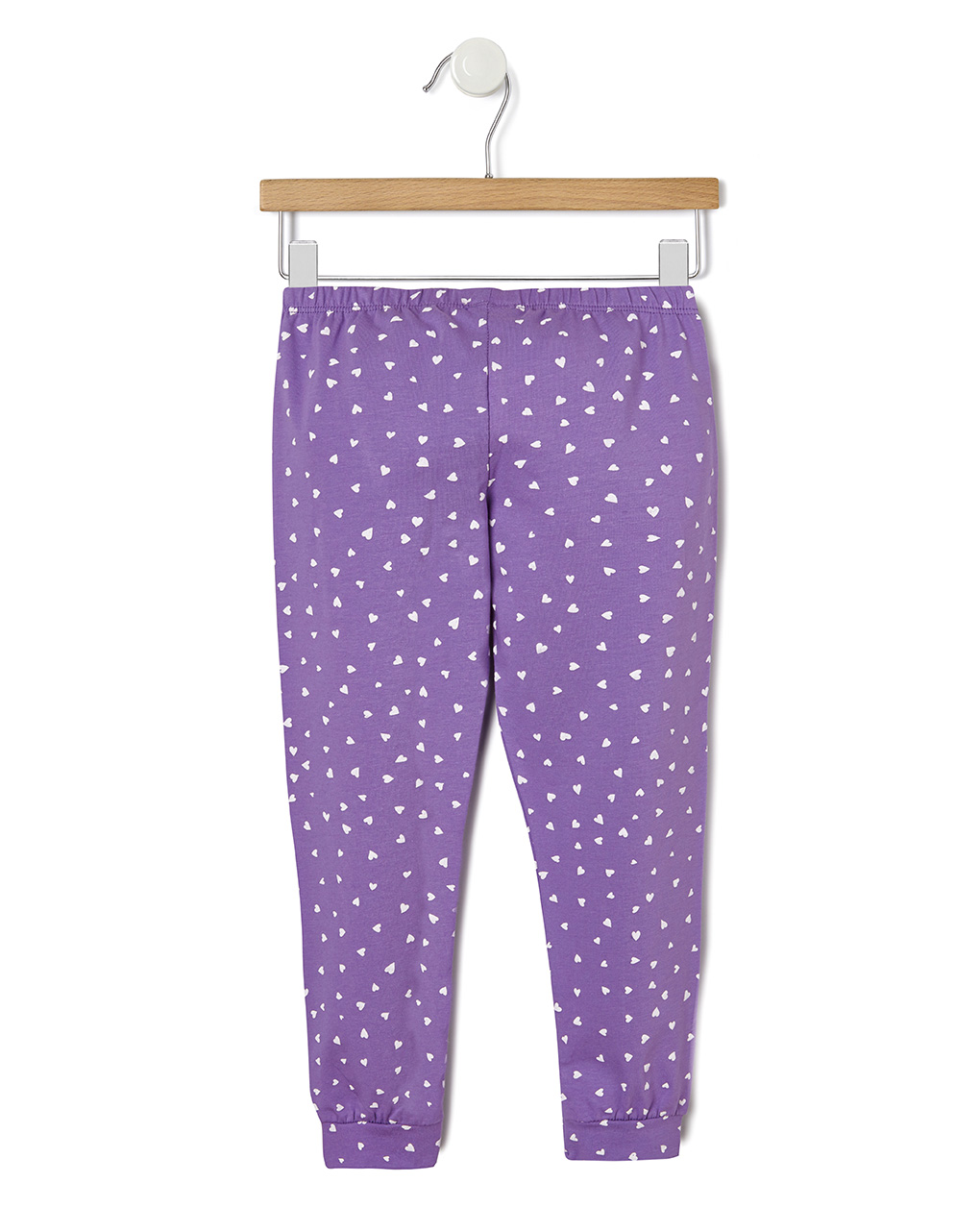 παιδική πιτζάμα μωβ με λαγουδάκι για κορίτσι - Prénatal