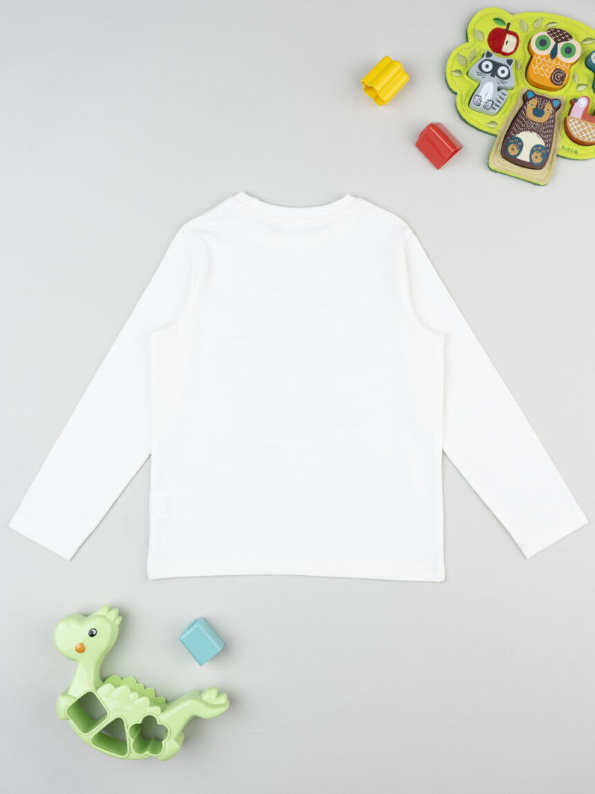 παιδική μπλούζα λευκή stay wild για αγόρι - Prénatal