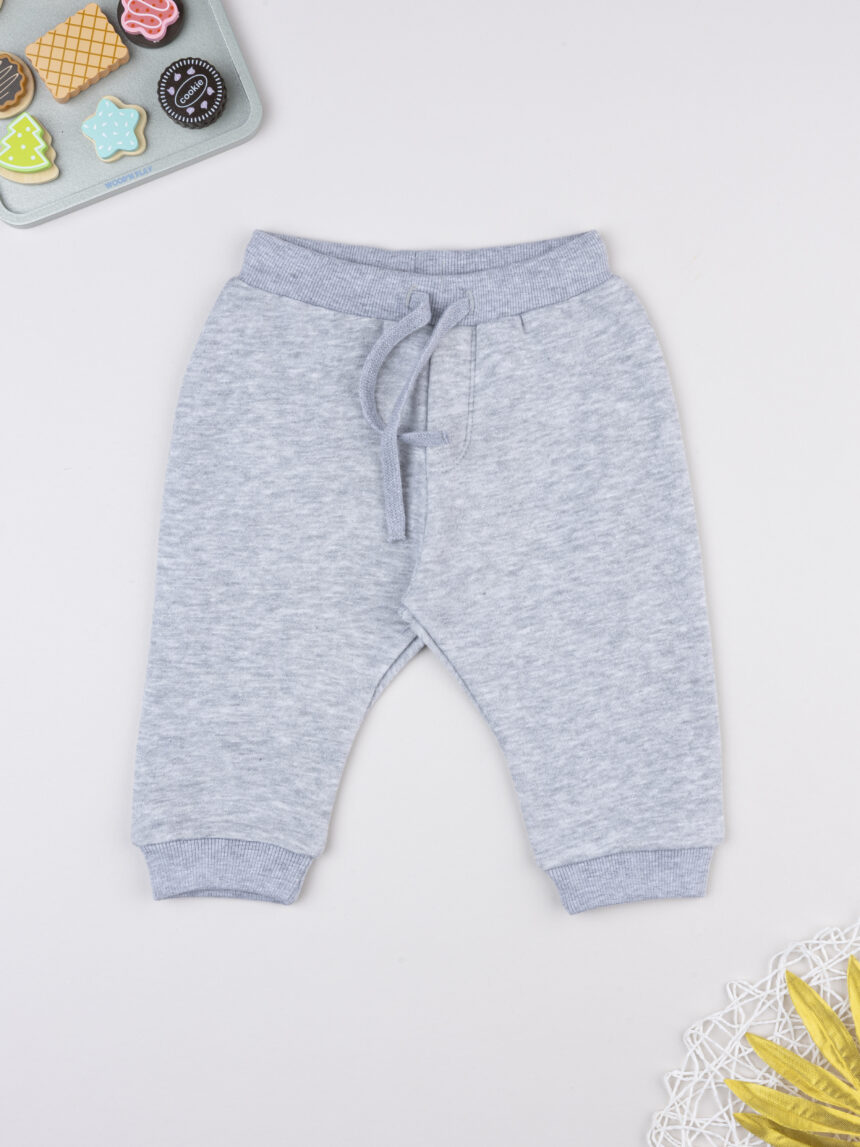 βρεφικό παντελόνι φόρμας γκρι για αγόρι - Prénatal