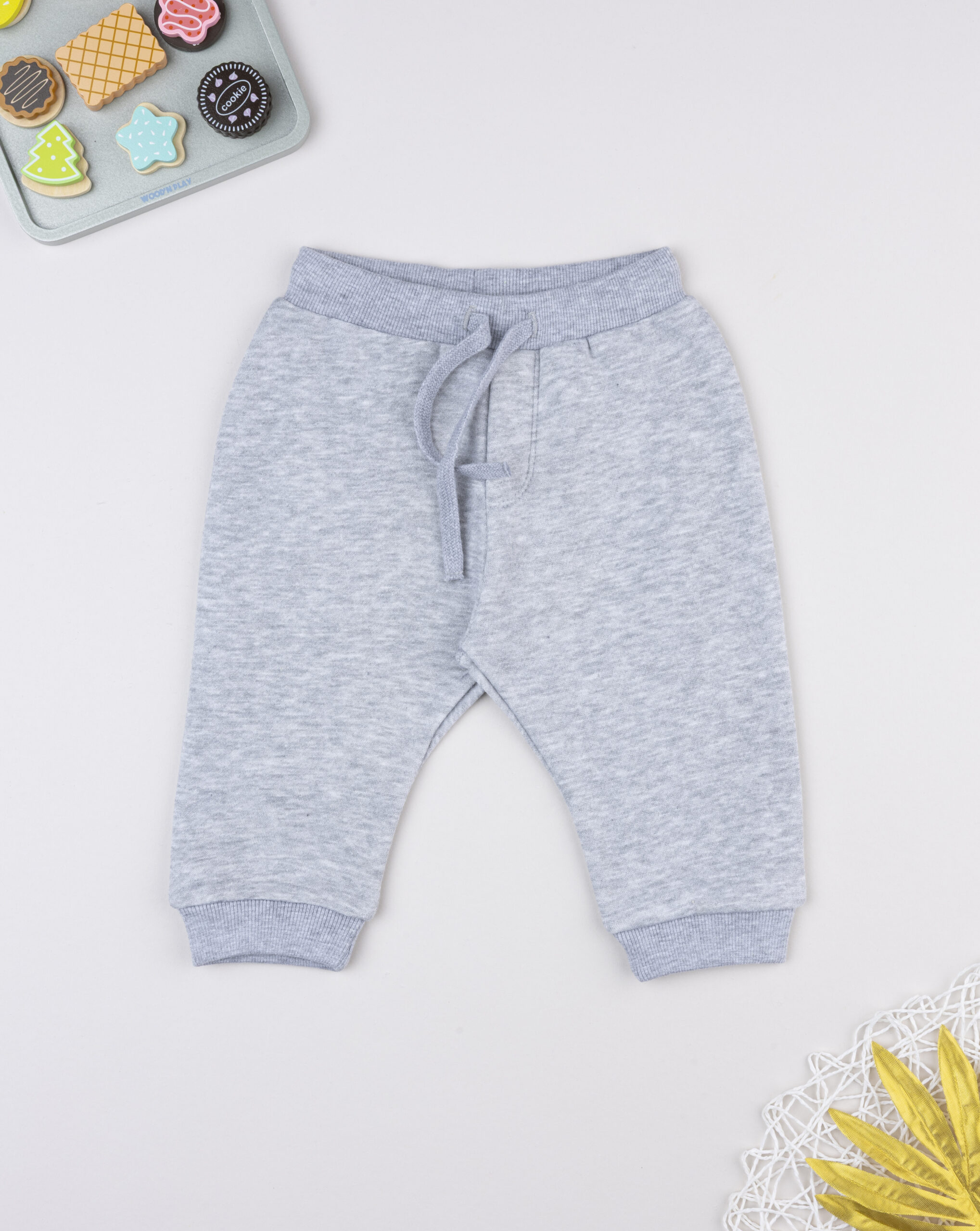 βρεφικό παντελόνι φόρμας γκρι για αγόρι