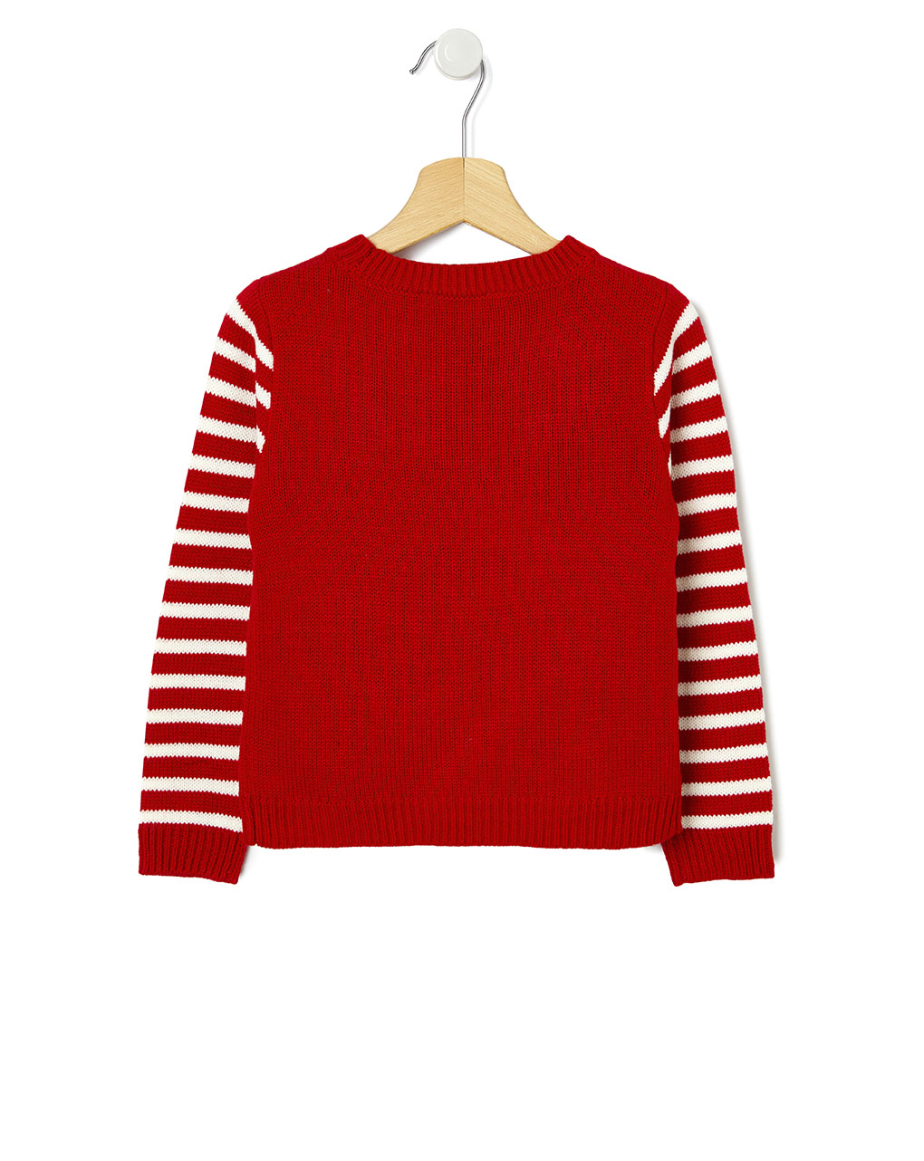 παιδικό χριστουγεννιάτικο πουλόβερ κόκκινο με τάρανδο για κορίτσι - Prénatal