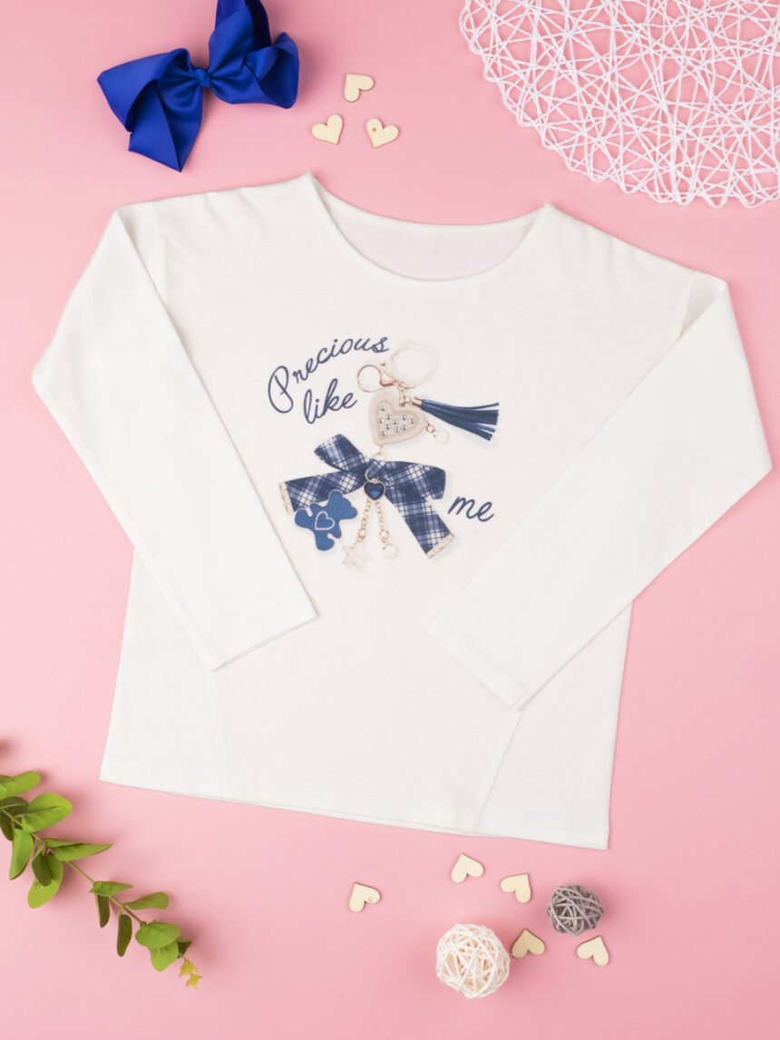 παιδική μπλούζα λευκή precious για κορίτσι - Prénatal