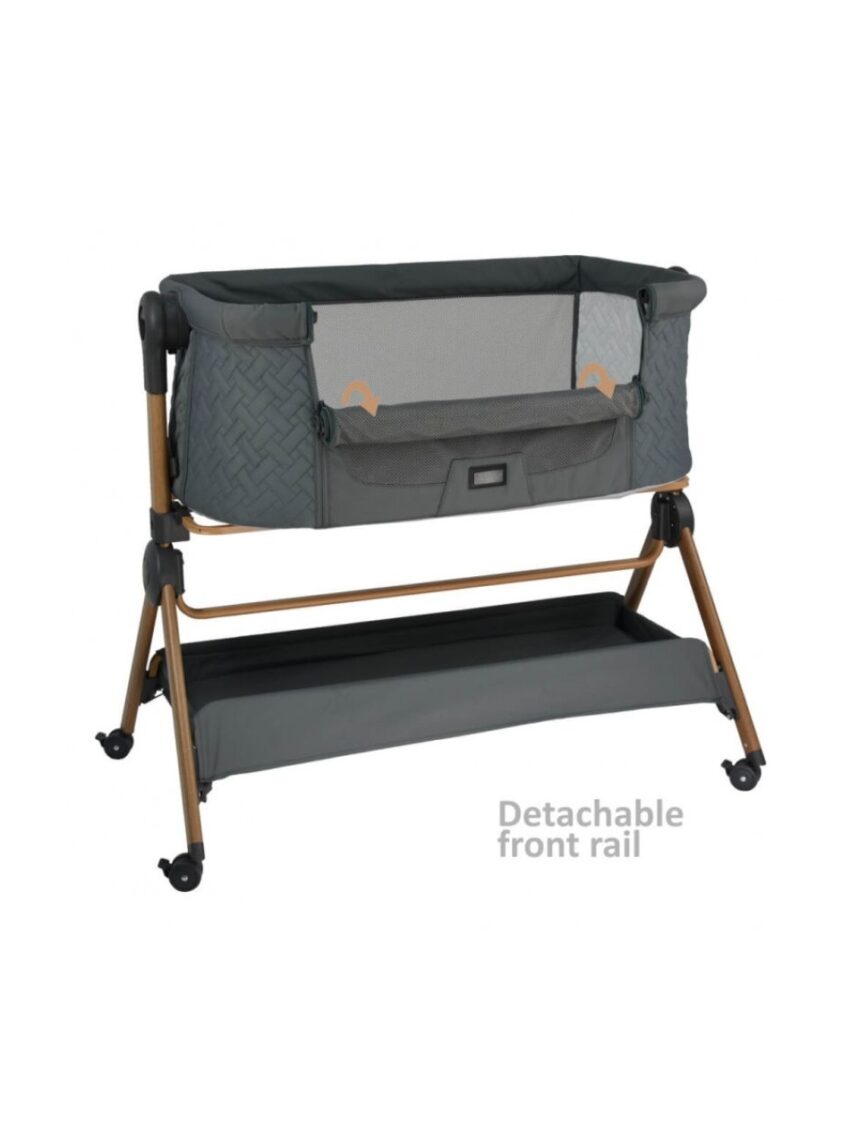 Bebe stars λίκνο-καρέκλα φαγητού serenity 2 in 1 smoked grey 846-186 - Bebe Stars