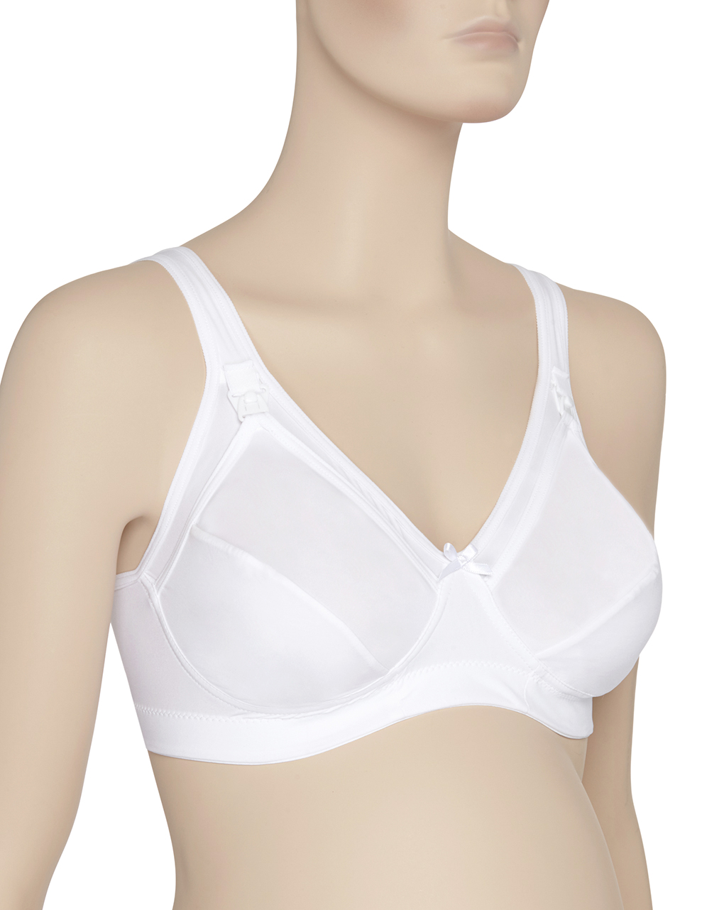 γυναικείο σουτιέν θηλασμού από μικροΐνες λευκό cup d - Prénatal