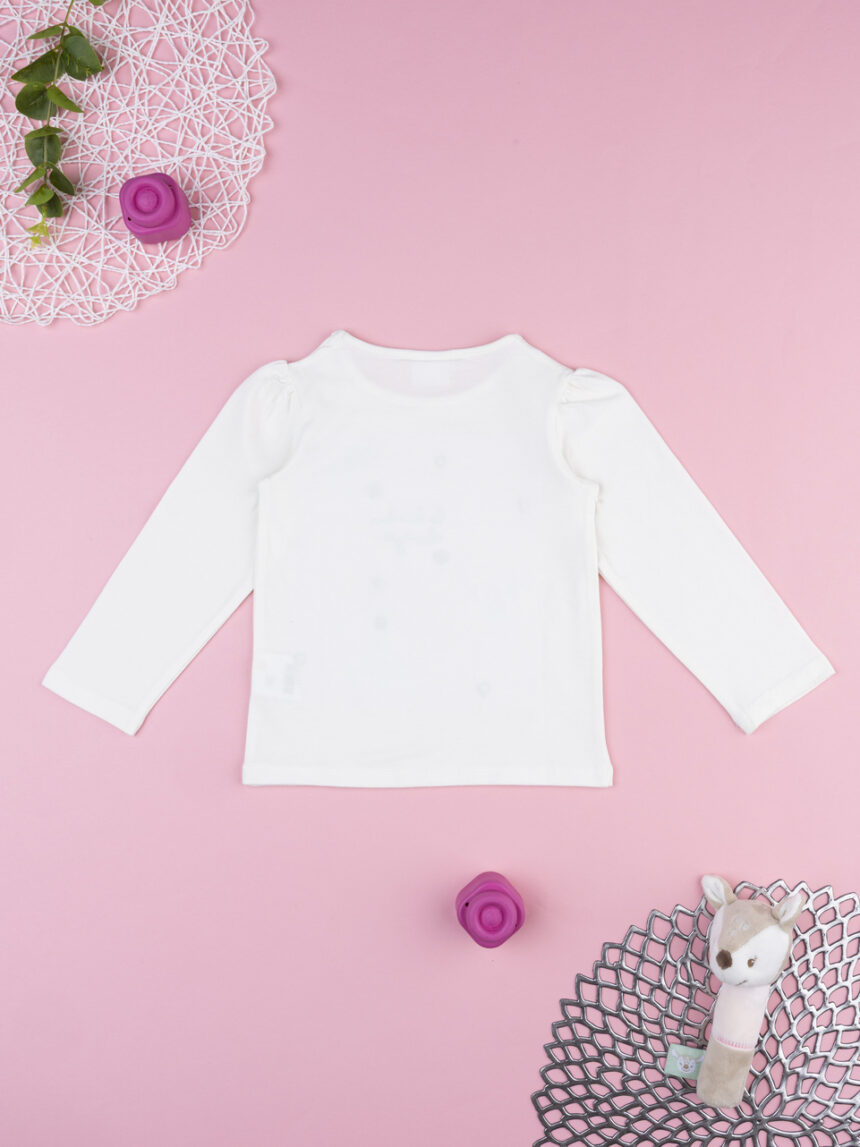 παιδική μπλούζα λευκή με νεράιδες για κορίτσι - Prénatal