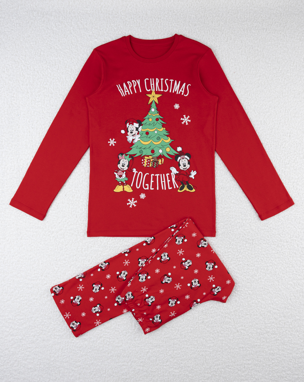 χριστουγεννιάτικη πιτζάμα κόκκινη minnie για την μαμά - Prénatal