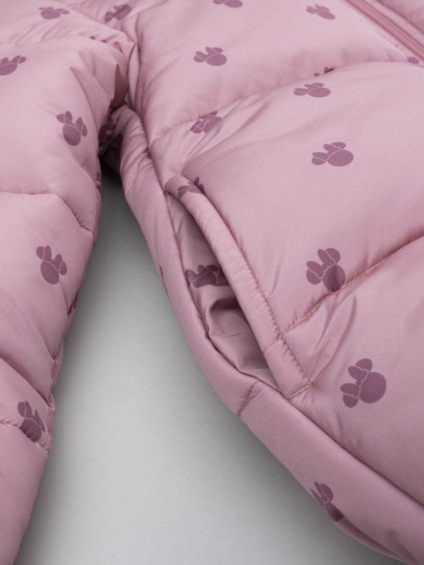 παιδικό μπουφάν puffer ροζ minnie για κορίτσι - Prénatal