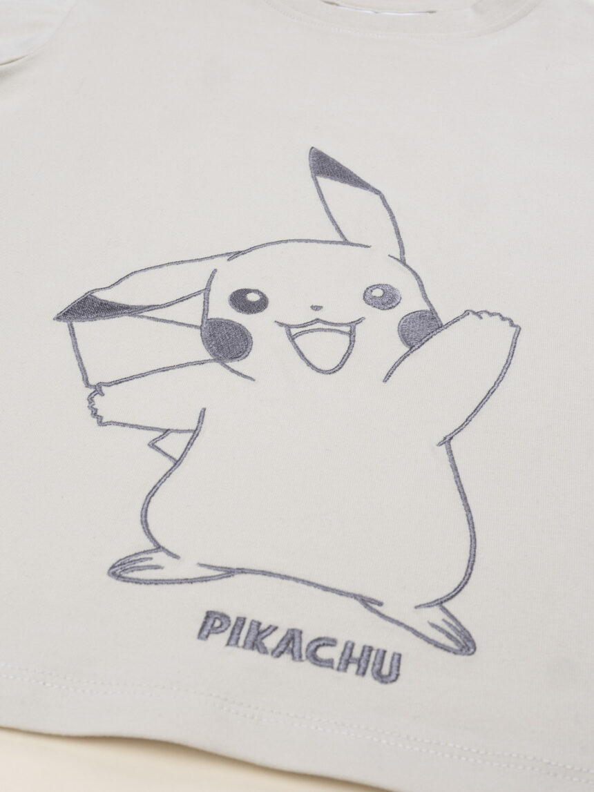 παιδική μπλούζα μπεζ pikachu για αγόρι - Prénatal