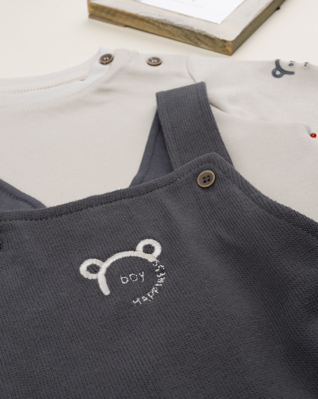 βρεφικό σετ μπλούζα σετ και σαλοπέτα για αγόρι - Prénatal