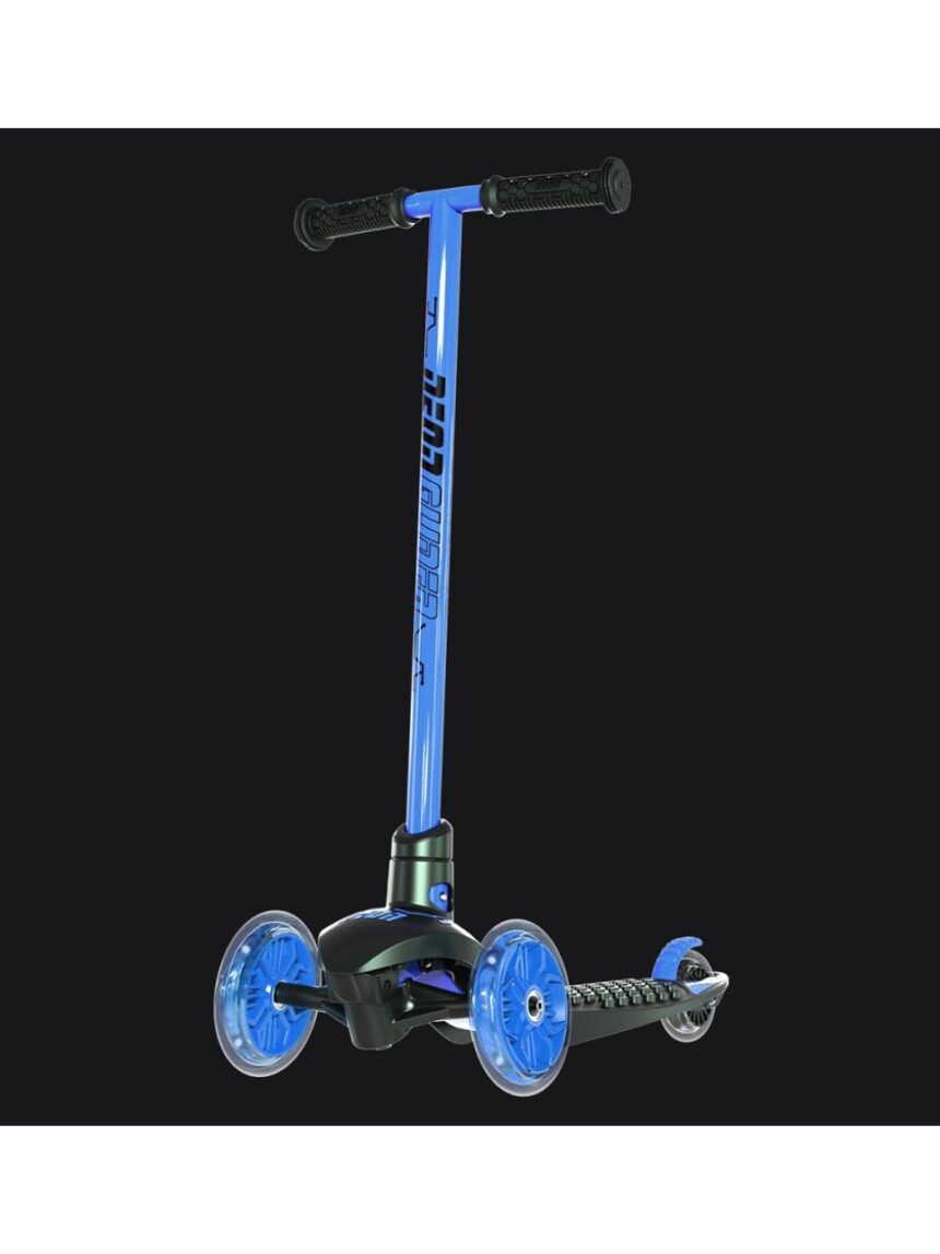 Yvolution πατίνι με 3 τροχούς neon glider led μπλε 53.100964 - Yvolution