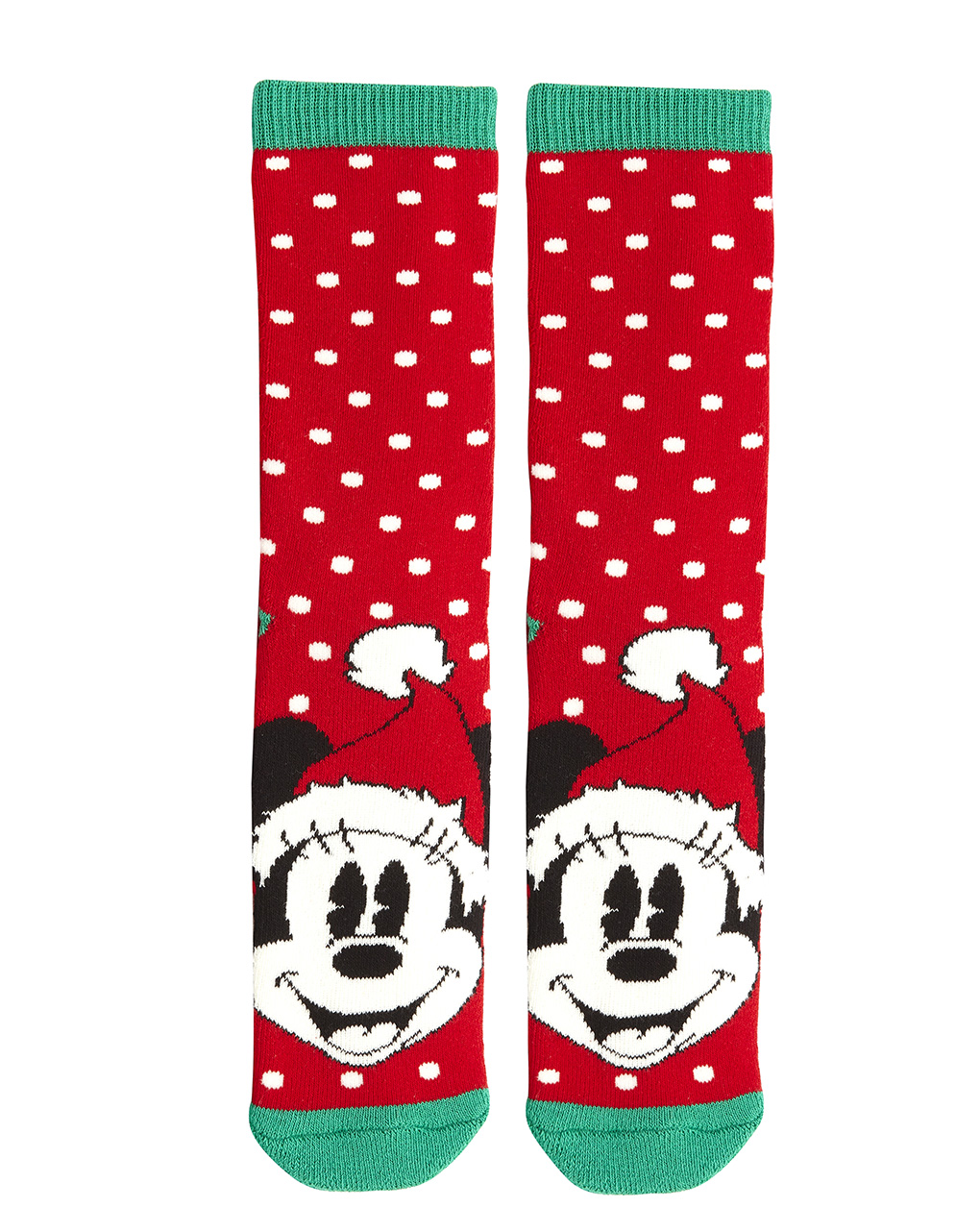 παιδικές χριστουγεννιάτικες αντιολισθητικές κάλτσες minnie για κορίτσι