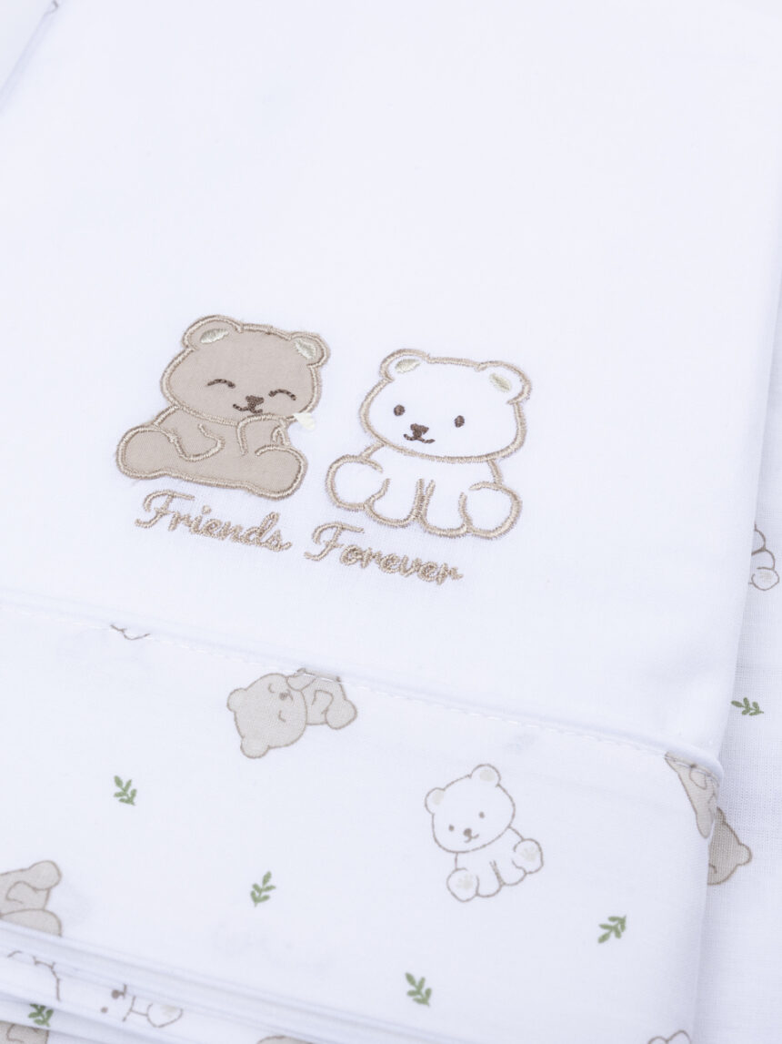 βρεφικό σετ για λίκνο/πορτ-μπεμπέ με αρκουδάκια για αγόρι - Prénatal