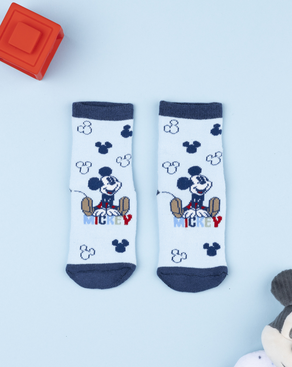 βρεφικές αντιολισθητικές κάλτσες mickey για αγόρι