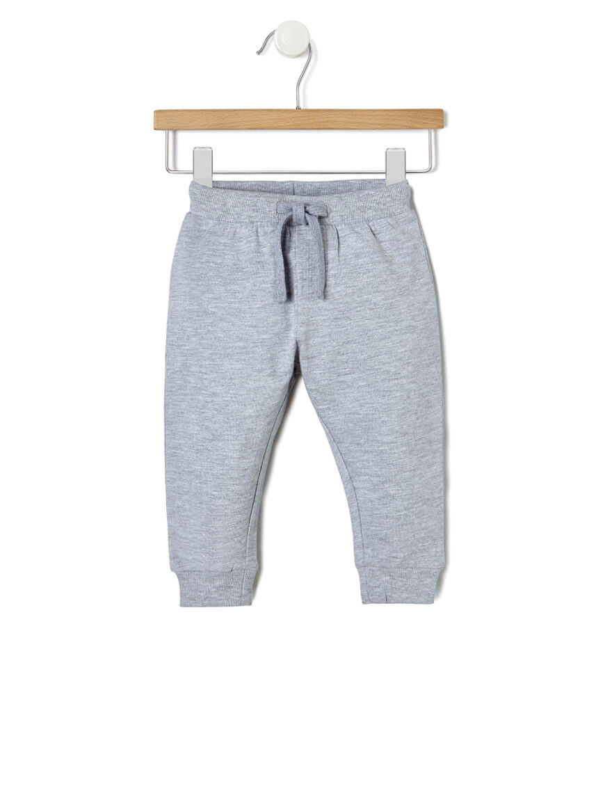 βρεφική πιτζάμα χακί/γκρι με τερατάκι για αγόρι - Prénatal