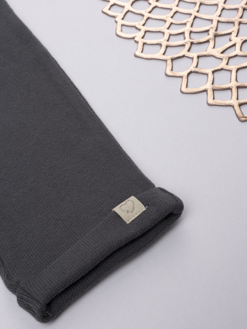 βρεφικό παντελόνι φόρμας γκρι με τσέπες για κορίτσι - Prénatal