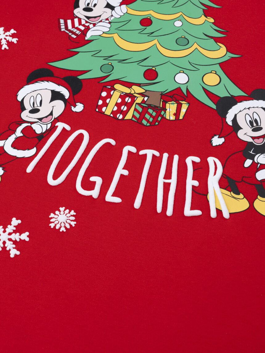 χριστουγεννιάτικη πιτζάμα κόκκινη mickey για τον μπαμπά - Prénatal