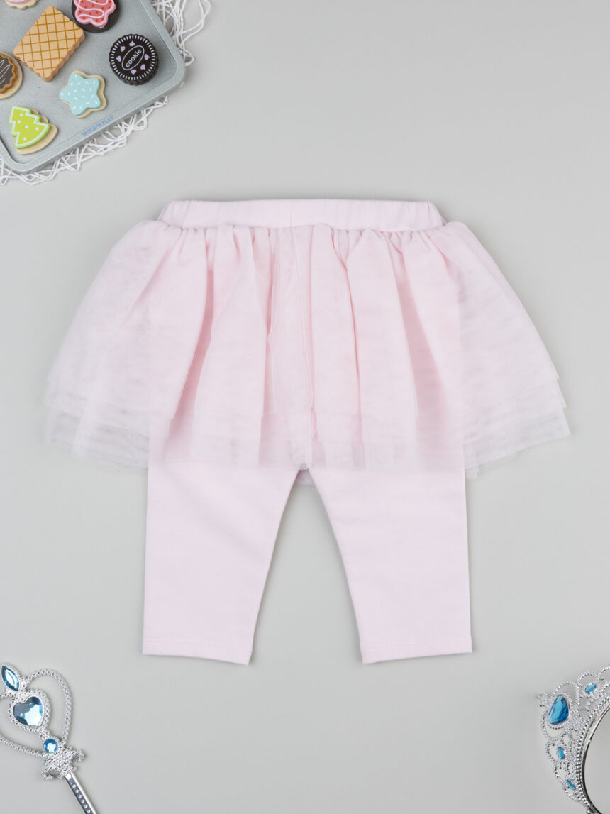 βρεφικό κολάν με φούστα ροζ για κορίτσι - Prénatal