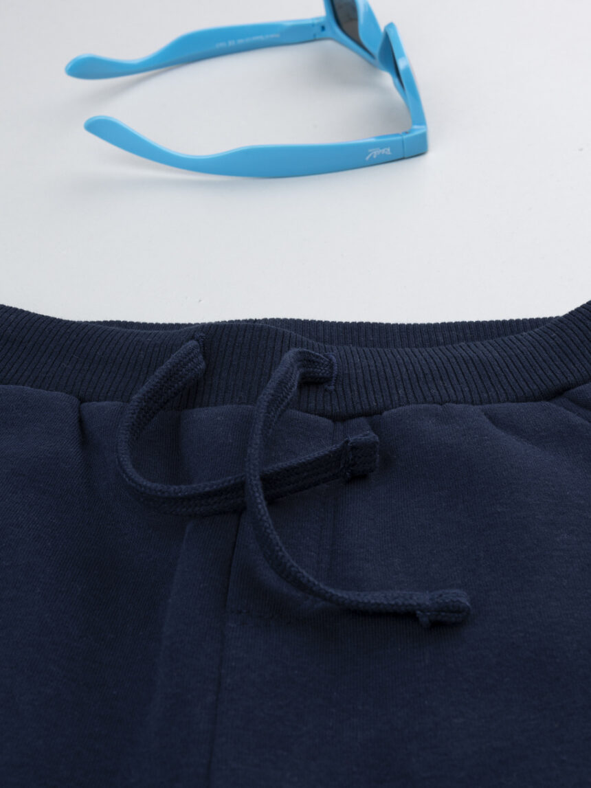 παιδικό παντελόνι φούτερ μπλε dino για αγόρι - Prénatal