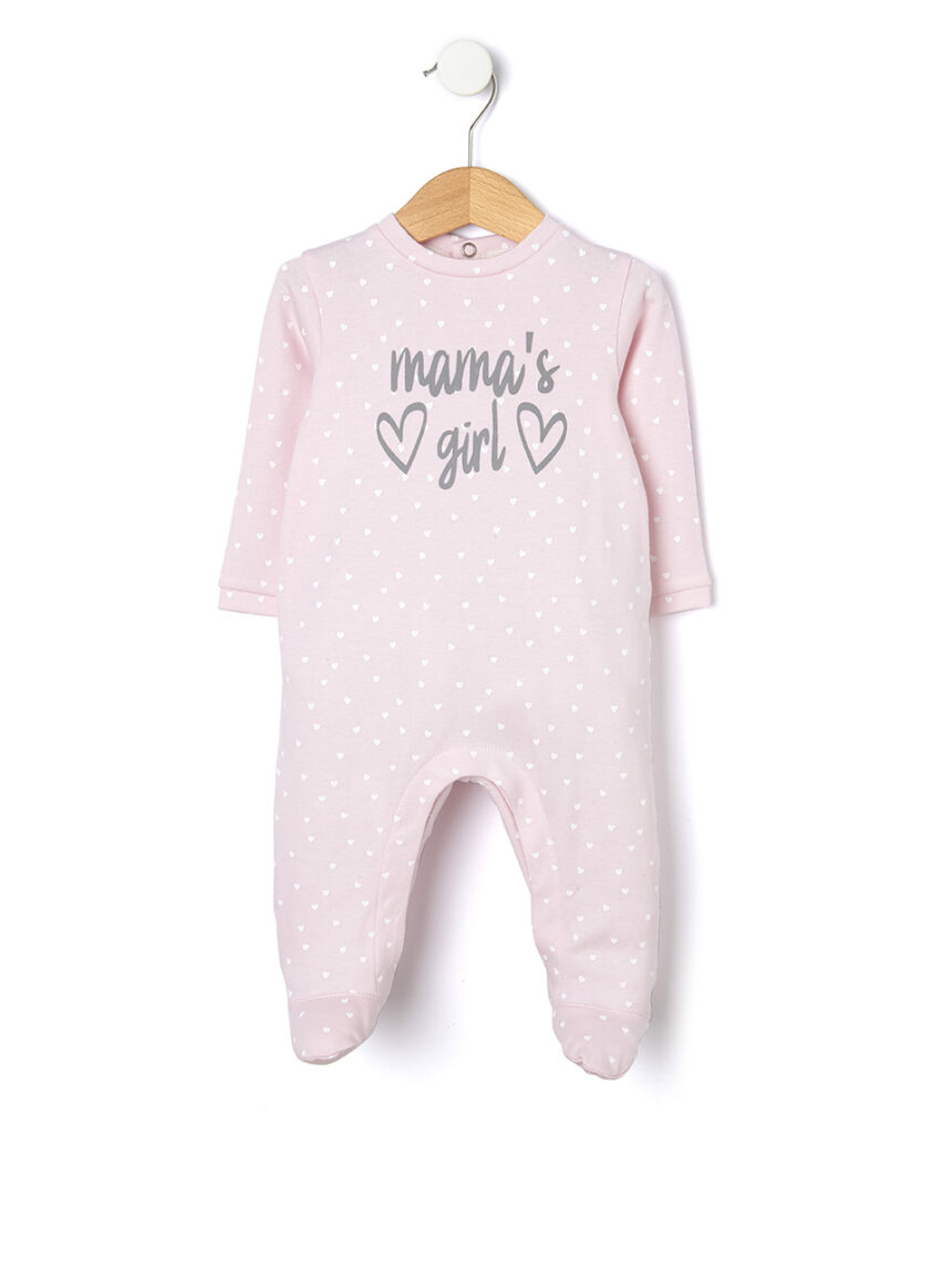 βρεφικό φορμάκι ροζ mama's girl για κορίτσι - Prénatal