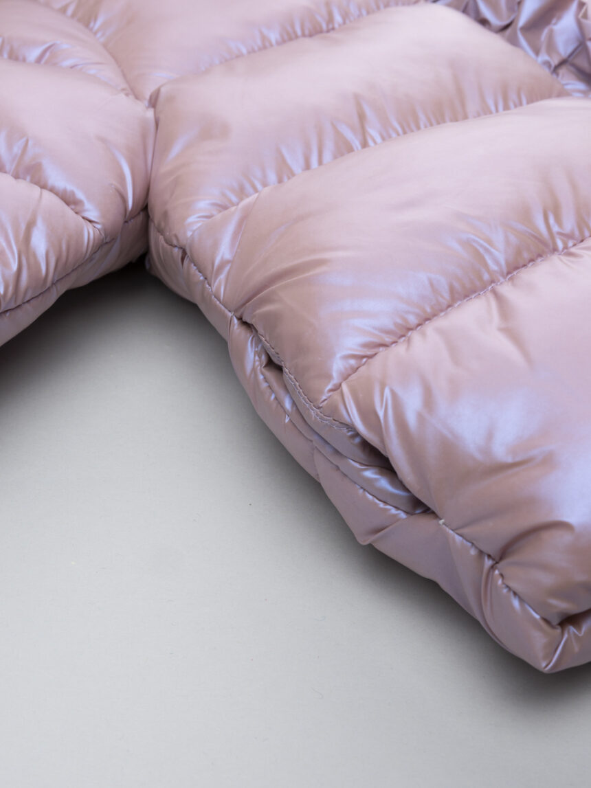 βρεφικό μπουφάν puffer ροζ metallic για κορίτσι - Prénatal