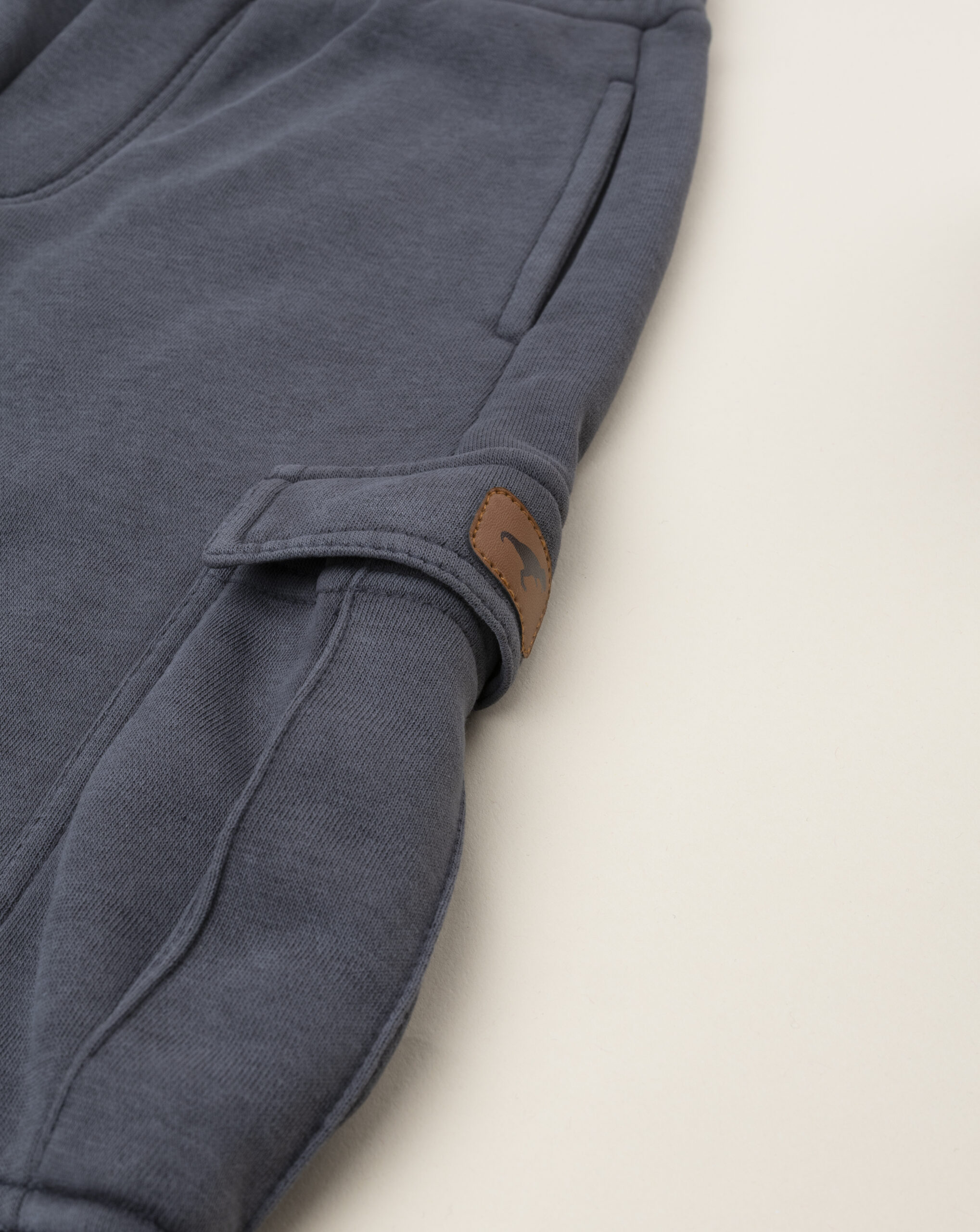 παιδικό παντελόνι φόρμας cargo ανθρακί dino για αγόρι - Prénatal