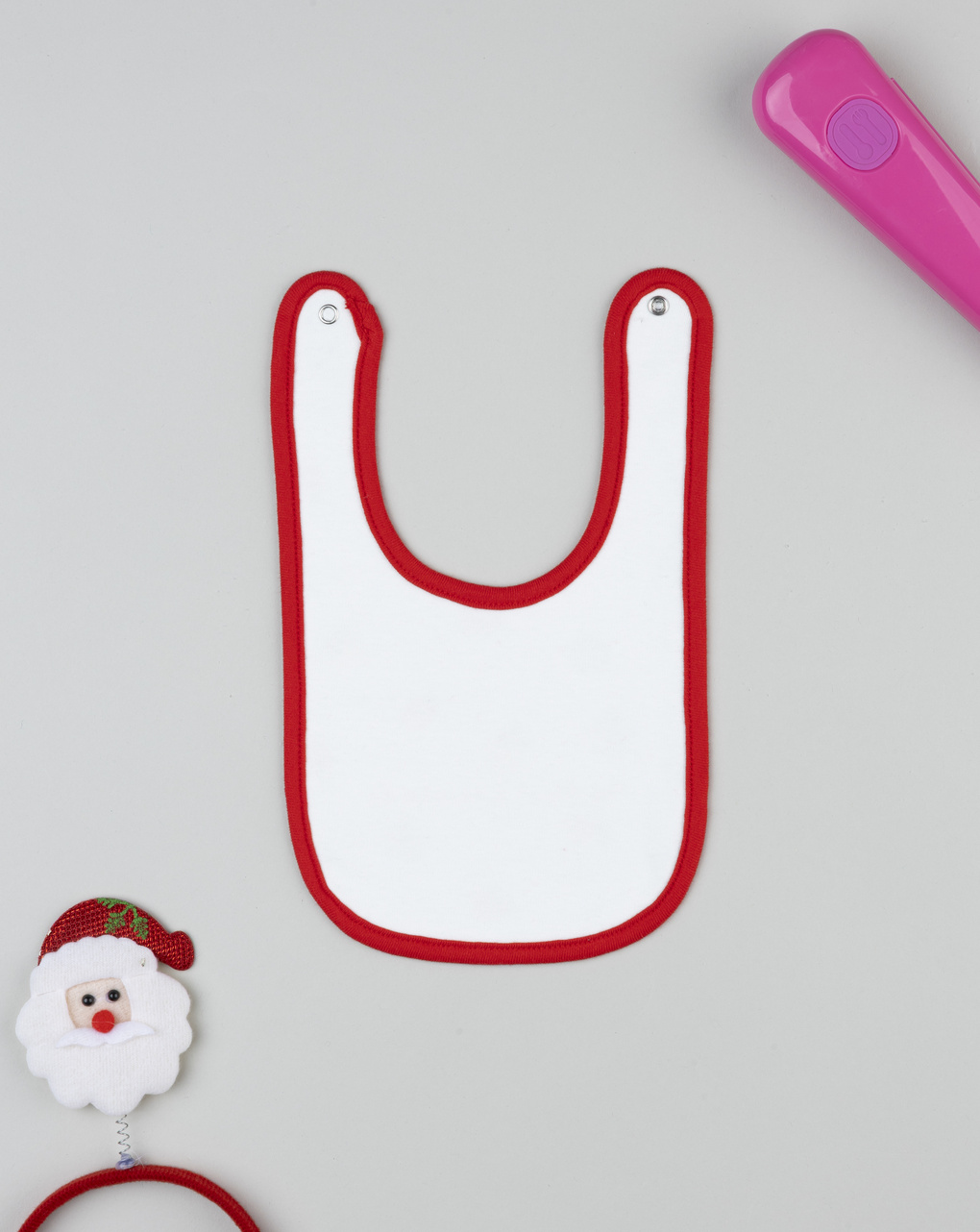 βρεφική χριστουγεννιάτικη σαλιάρα λευκή my first christmas unisex - Prénatal