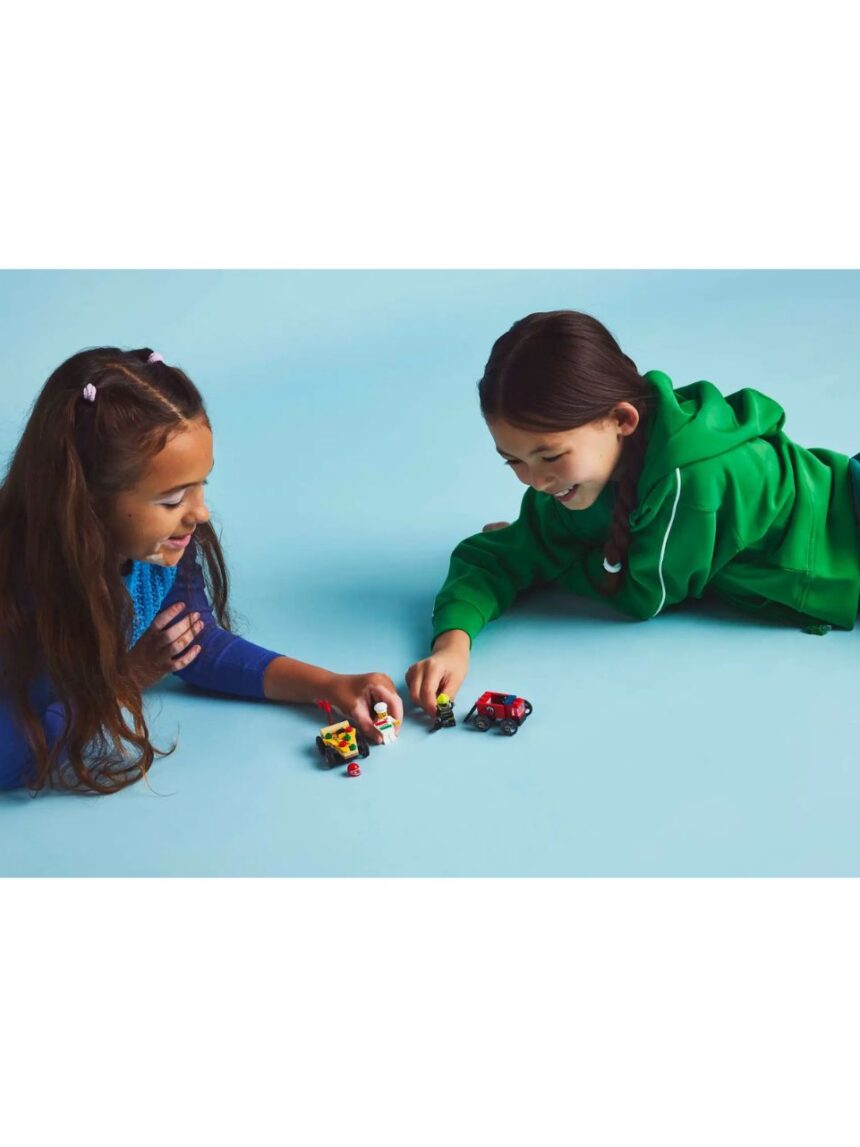 Lego city pizza vs. fire truck race car 60458 - Lego