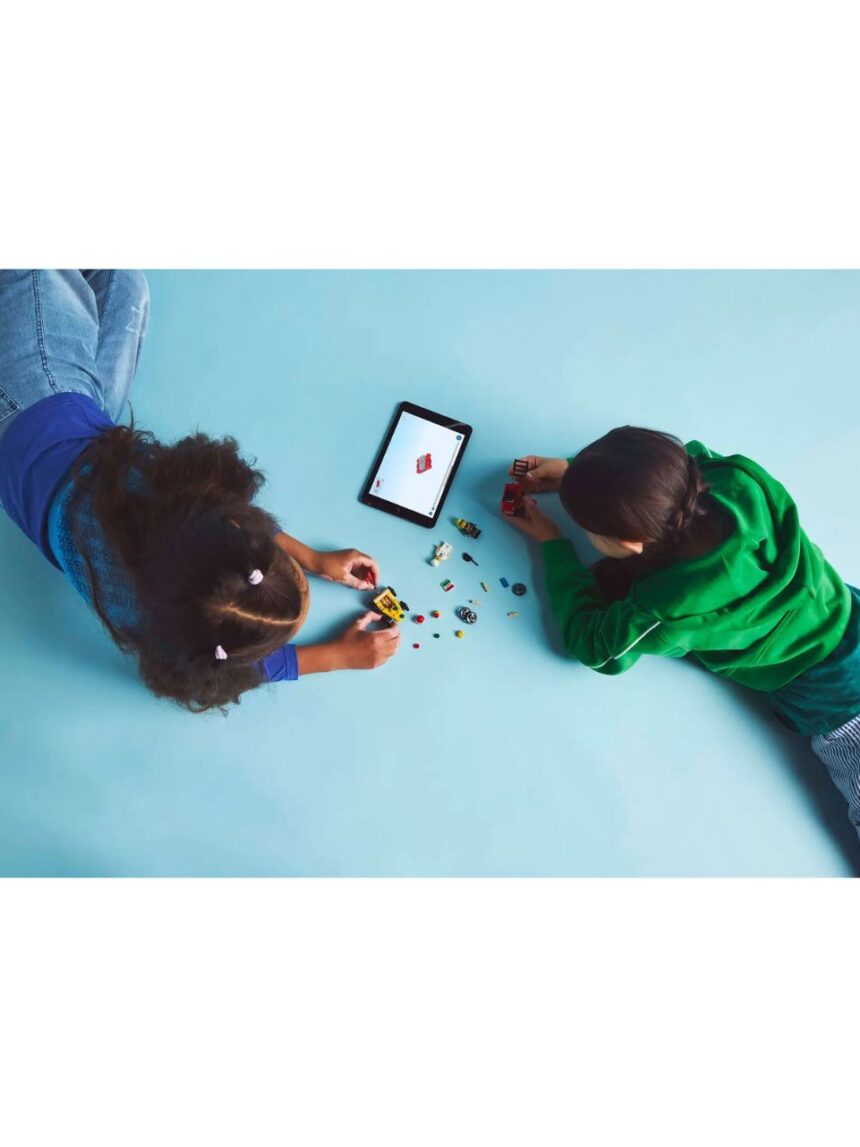 Lego city pizza vs. fire truck race car 60458 - Lego